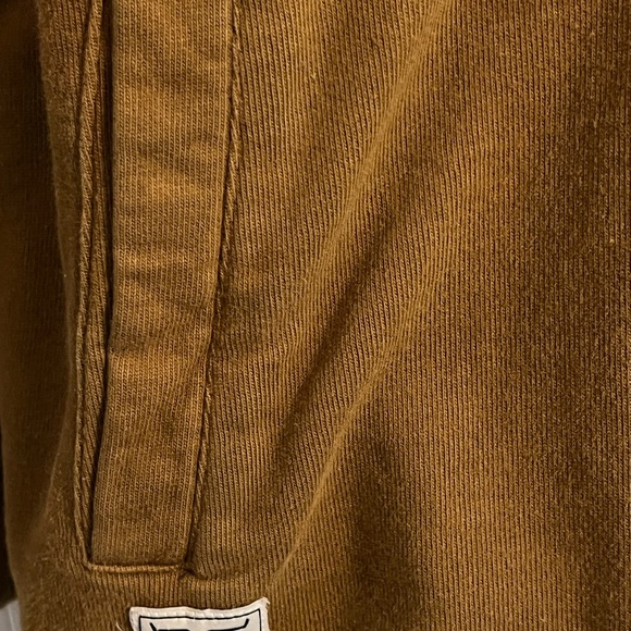 #3128. Kimes Ranch Brown Woman's Hoodie w/Button Detail & Kangaroo Pocket.  Lge - Picture 3 of 10